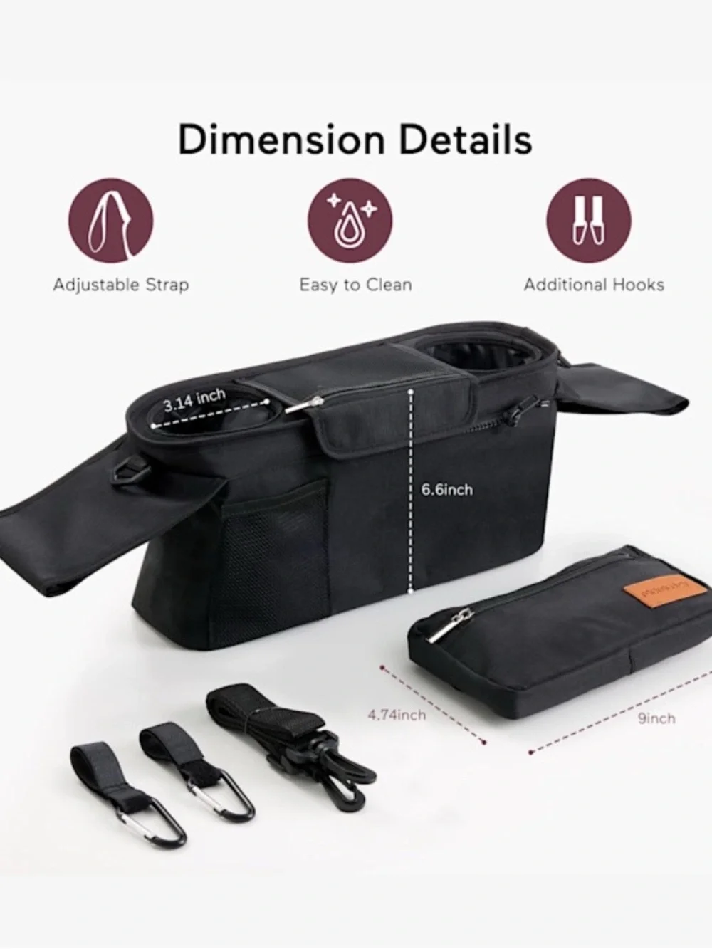 NWT Momcozy Universal Stroller Organizer
